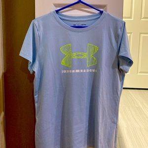 UNDER ARMOUR ladies Dri Fit Crew Neck T Shirt